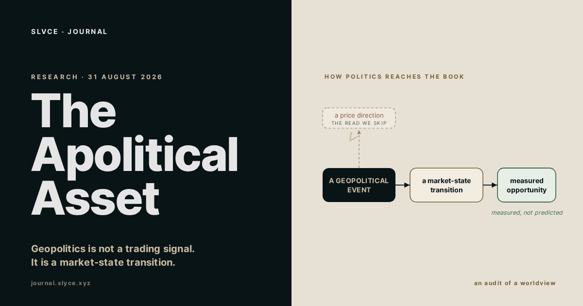 The Apolitical Asset