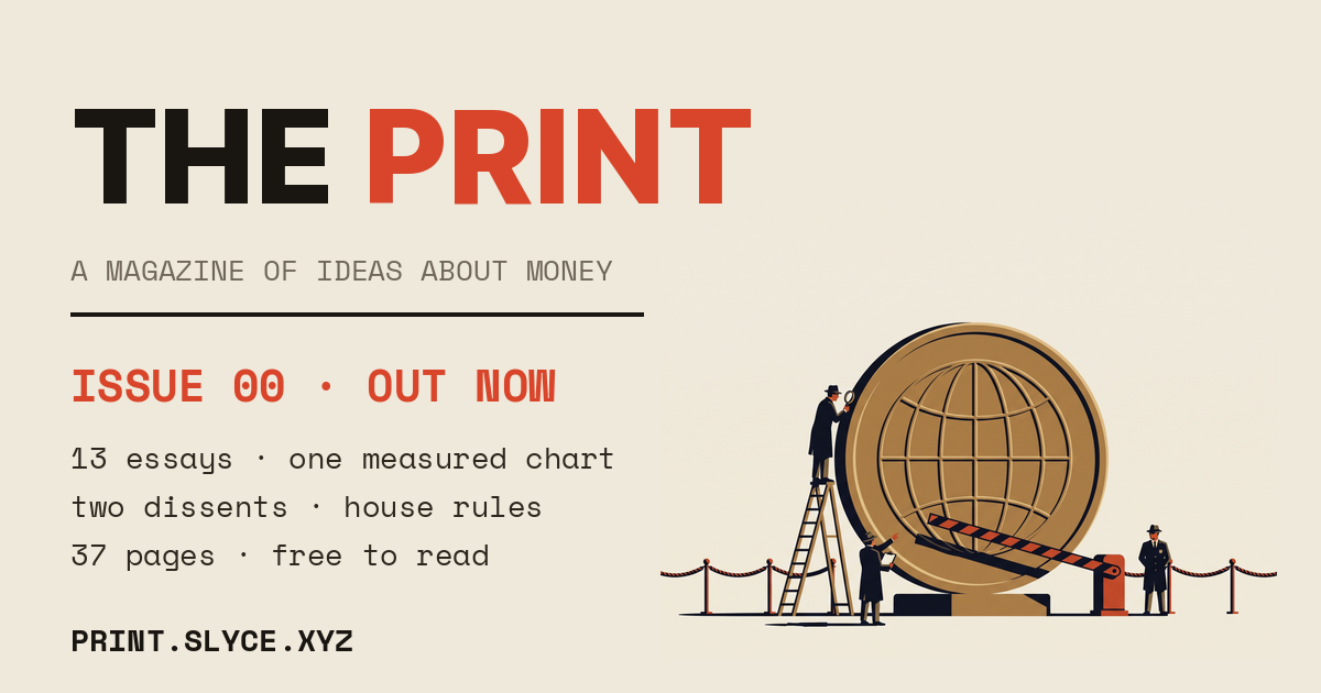 "The Print, Issue 00 is out"